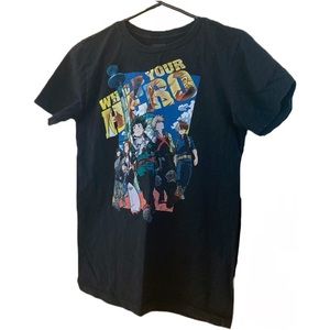 My Hero Academia: Two Heroes Black T-Shirt | Small | Funimation | Anime Merch